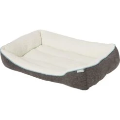 Frisco Sherpa Rectangular Bolster Dog Bed -Frisco 129483 PT2. AC SS1800 V1566334964