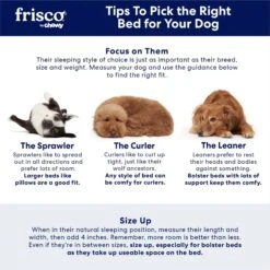 Frisco Plush Pillow Cat & Dog Bed W/ Removable Cover -Frisco 129513 PT7. AC SS1800 V1668199313