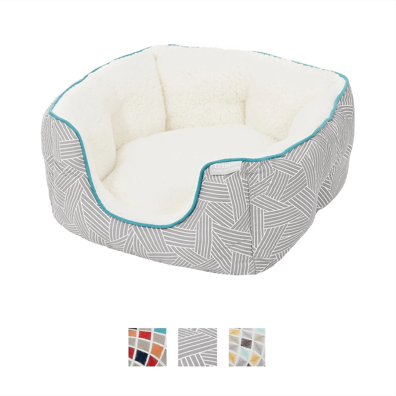 Frisco Square Deep Bolster Cat & Dog Bed 4 Frisco Square Deep Bolster Cat & Dog Bed - Image 2