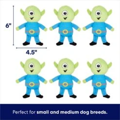 Frisco Flying Saucer & Aliens Hide & Seek Puzzle Plush Squeaky Dog Toy -Frisco 152812 PT2. AC SS1800 V1691776643