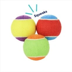 Frisco Fetch Squeaking Colorful Tennis Ball Dog Toy -Frisco 152846 PT2. AC SS1800 V1691776638