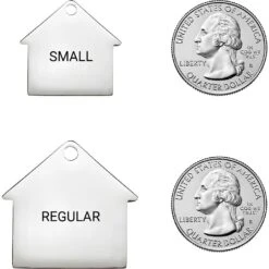 Frisco Stainless Steel Personalized Dog ID Tag, Dog House -Frisco 153000 PT1. AC SS1800 V1548964618