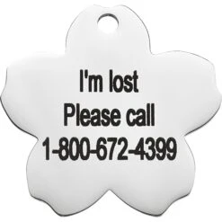 Frisco Stainless Steel Personalized Dog & Cat ID Tag, Flower 13 Frisco Stainless Steel Personalized Dog & Cat ID Tag, Flower -Frisco 153002 PT4. AC SS1800 V1548964707