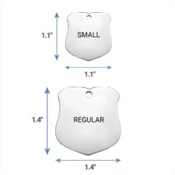 Frisco Stainless Steel Personalized Dog & Cat ID Tag, Badge -Frisco 153009 PT6. AC SS1800 V1541783440