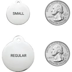 Frisco Personalized Dog & Cat Tag, Round -Frisco 153015 PT1. AC SS1800 V1548964836