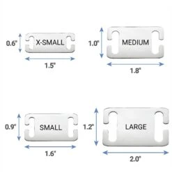 Frisco Stainless Steel Slide-On Personalized Dog & Cat Tag, Open Design 12 Frisco Stainless Steel Slide-On Personalized Dog & Cat Tag, Open Design -Frisco 153050 PT5. AC SS1800 V1644016281