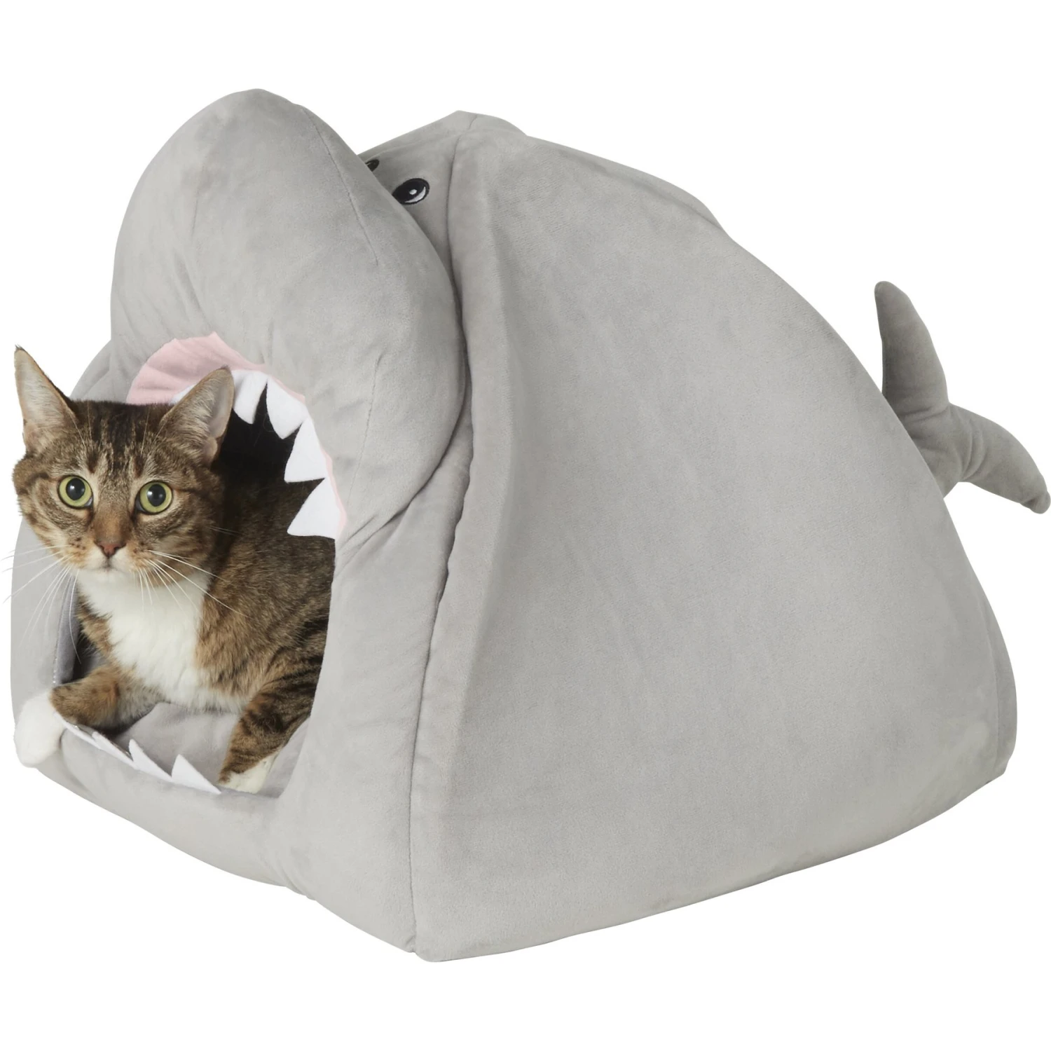Frisco Novelty Shark Covered Cat & Dog Bed 8 Frisco Novelty Shark Covered Cat & Dog Bed - Image 6