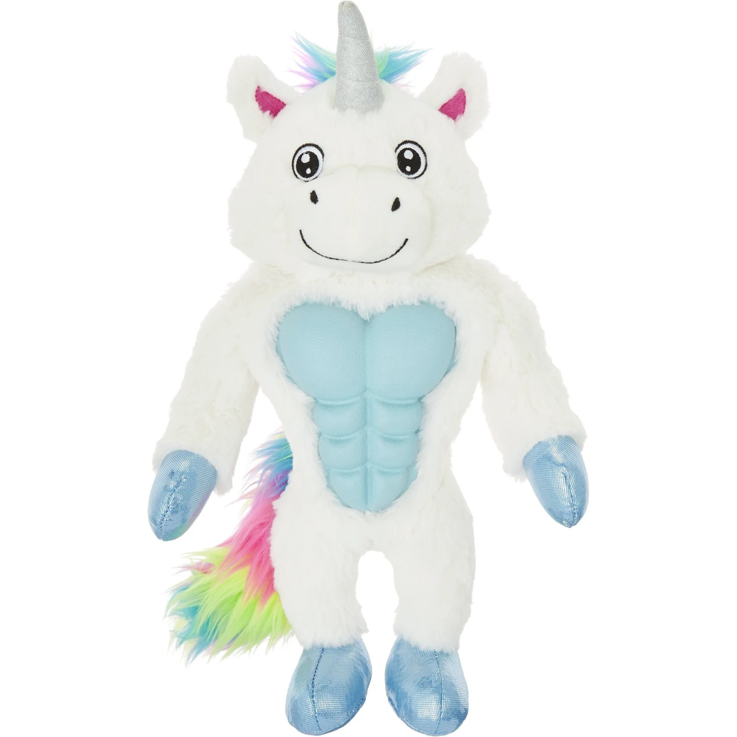 Frisco Unicorn Muscle Plush Squeaky Dog Toy 3 Frisco Unicorn Muscle Plush Squeaky Dog Toy