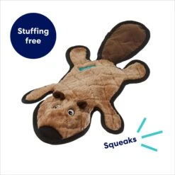 Frisco Beaver Stuffing-Free Flat Plush Squeaky Dog Toy -Frisco 174729 PT2. AC SS1800 V1695670690
