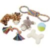 Frisco Jungle Pals Plush & Rope Variety Pack Dog Toy -Frisco 177819 Main. AC SS1800 V1573143796