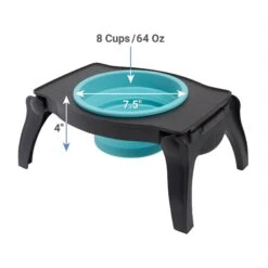 Frisco Elevated Collapsible Travel Bowl -Frisco 216013 PT1. AC SS1800 V1600374689