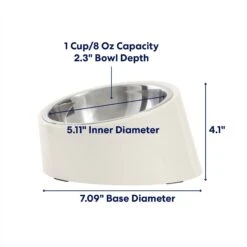 Frisco Slanted Stainless Steel Bowl 10 Frisco Slanted Stainless Steel Bowl -Frisco 216028 PT1. AC SS1800 V1685731992