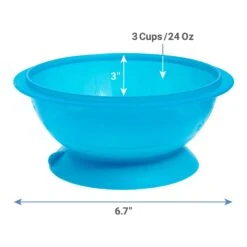 Frisco Plastic Suction Bowl, Blue -Frisco 216037 PT1. AC SS1800 V1600374482