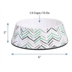 Frisco Chevron Brushed Melamine Bowl -Frisco 216059 PT1. AC SS1800 V1600374248