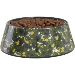 Frisco Camo Paint Splashed Melamine Bowl -Frisco 216066 PT2. AC SS1800 V1591021011