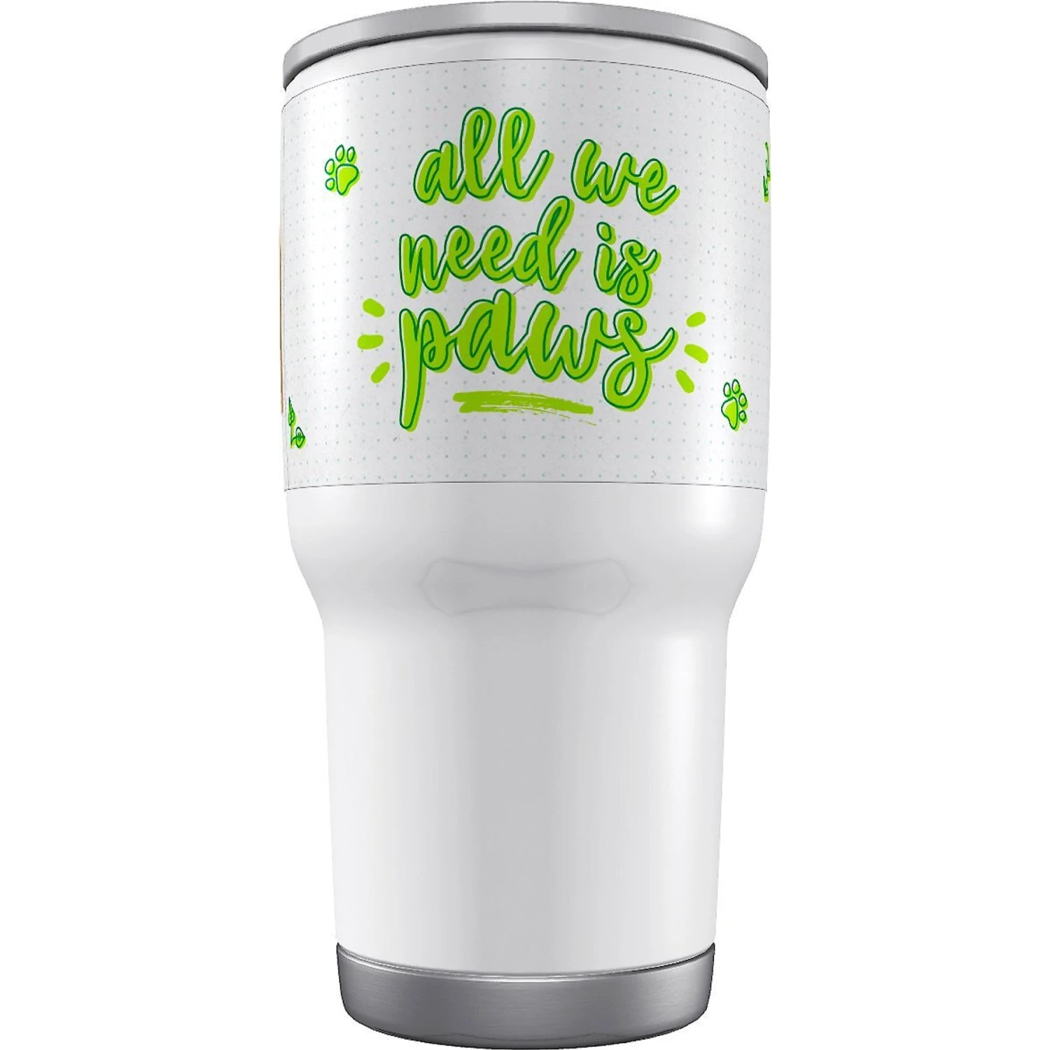 Frisco Double Walled "All We Need Is Paws" Personalized Tumbler 6 Frisco Double Walled "All We Need Is Paws" Personalized Tumbler - Image 4