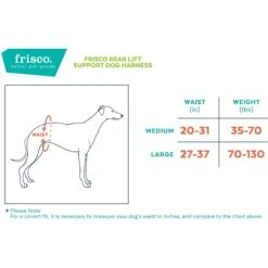 Frisco Rear Lift Handicapped Support Dog Harness -Frisco 220374 PT1. AC SS1800 V1596754272