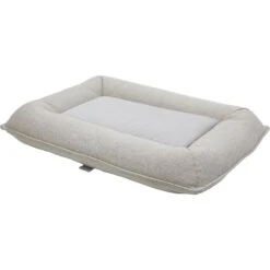 Frisco Orthopedic Personalized Bolster Dog Bed W/Removable Cover, Light Gray -Frisco 234952 PT2. AC SS1800 V1600210916