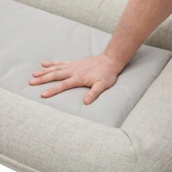 Frisco Orthopedic Personalized Bolster Dog Bed W/Removable Cover, Light Gray -Frisco 234952 PT6. AC SS1800 V1604532413