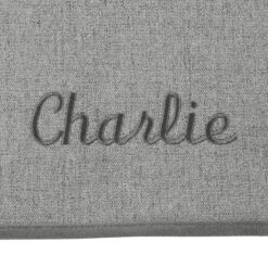 Frisco Faux Linen Personalized Dog & Cat Blanket -Frisco 234954 PT6. AC SS1800 V1597844460