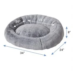 Frisco Plush Camel Back Donut Bolster Cat & Dog Bed 9 Frisco Plush Camel Back Donut Bolster Cat & Dog Bed -Frisco 235028 PT1. AC SS1800 V1627579354