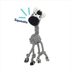 Frisco Zebra Rope Squeaky Dog Toy 9 Frisco Zebra Rope Squeaky Dog Toy -Frisco 242163 PT2. AC SS1800 V1691785246