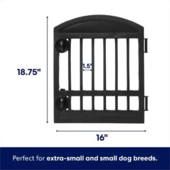 Frisco 4-Panel Dog Exercise Playpen With Door, 24-in -Frisco 244546 PT2. AC SS1800 V1604008643
