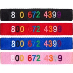 Frisco Solid Nylon Personalized Martingale Dog Collar -Frisco 249561 PT2. AC SS1800 V1603470711