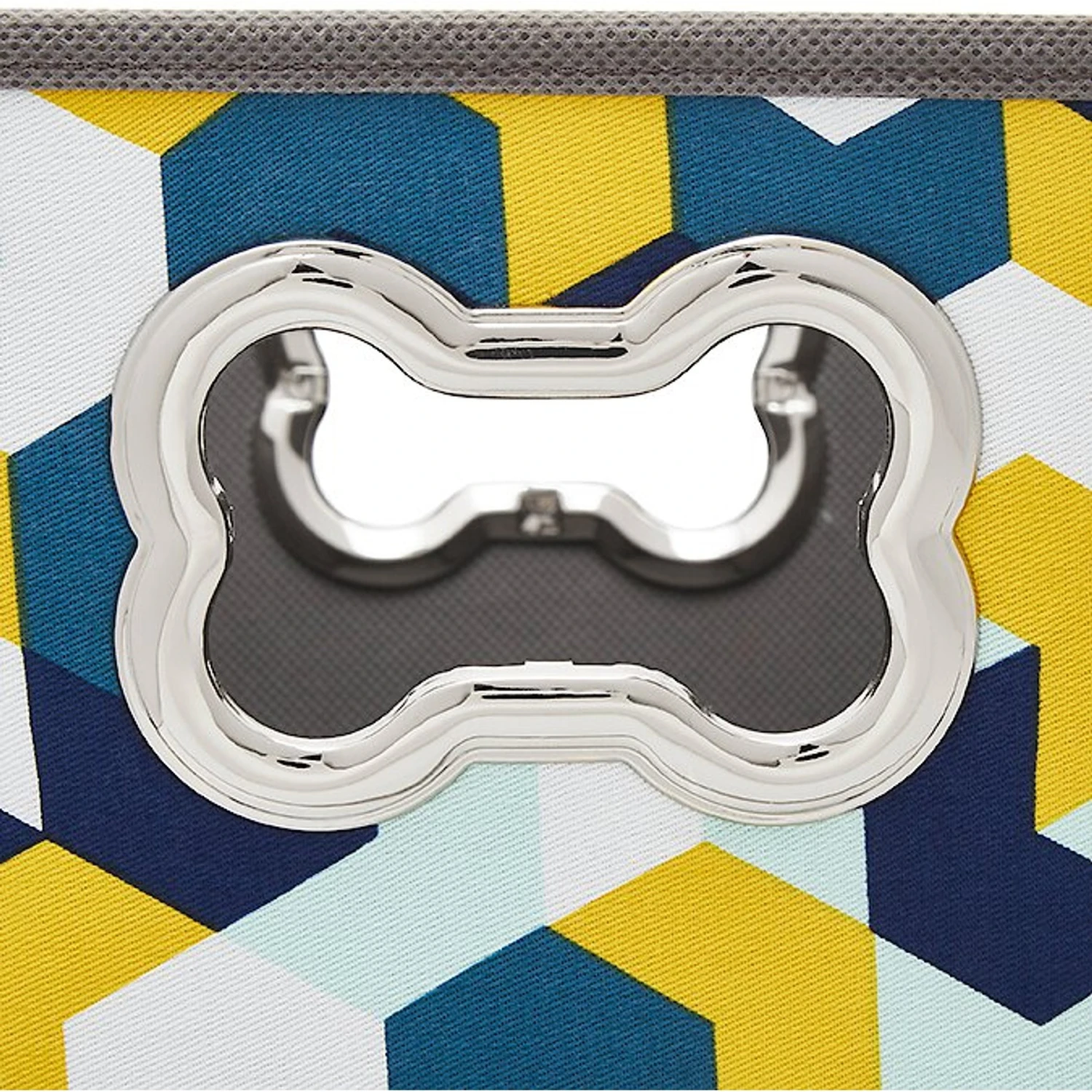 Frisco Rectangle Collapsible Pet Toy Storage Bin, Yellow Geometric 6 Frisco Rectangle Collapsible Pet Toy Storage Bin, Yellow Geometric - Image 5