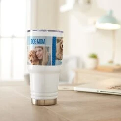 Frisco Double Walled "Dog Mom" Personalized Tumbler, 30-oz Cup -Frisco 250741 PT4. AC SS1800 V1610772487