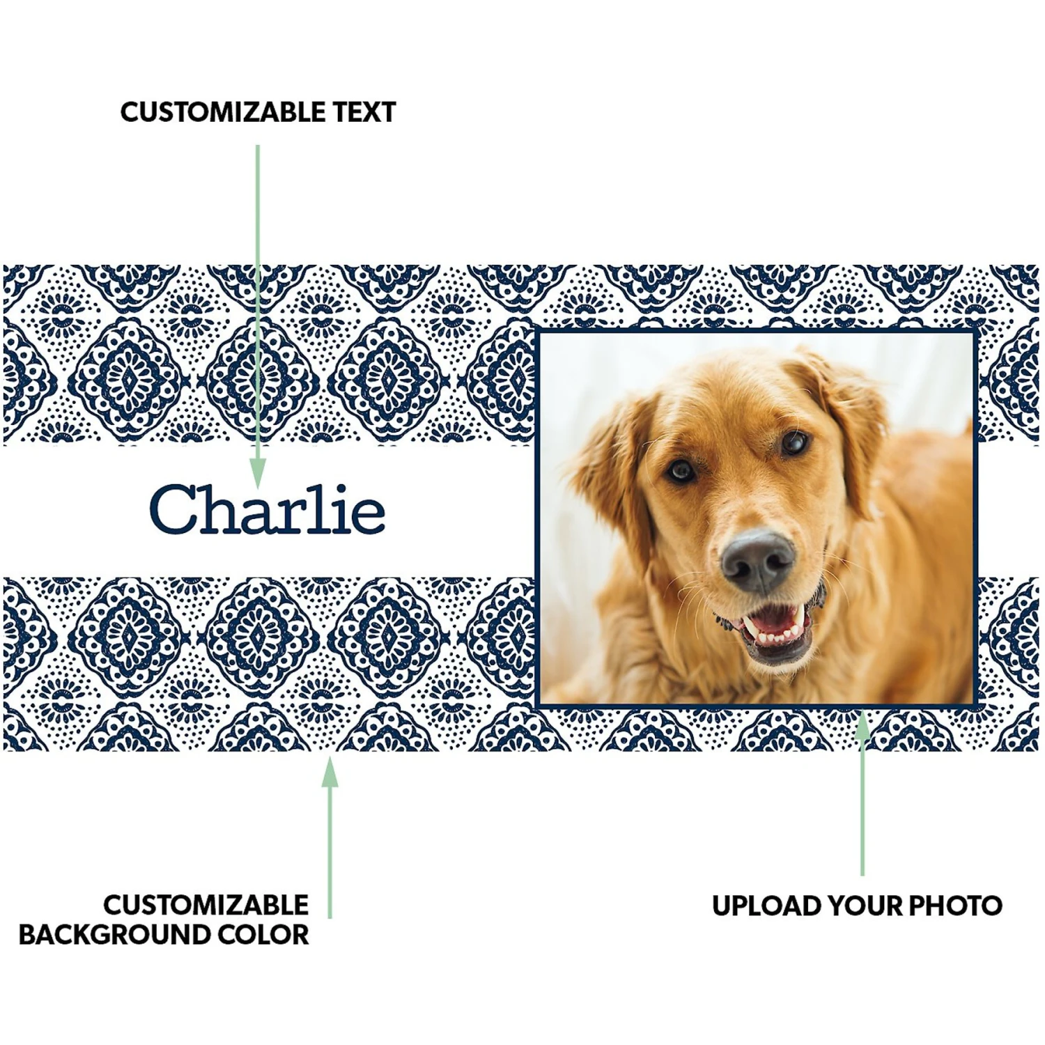 Frisco Double Walled Boho Damask Personalized Tumbler, 30-oz Cup 4 Frisco Double Walled Boho Damask Personalized Tumbler, 30-oz Cup - Image 2