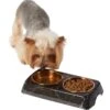 Frisco Copper Stainless Steel Double Dog & Cat Bowls With Black Marble Stand -Frisco 253058 MAIN. AC SS1800 V1616075012