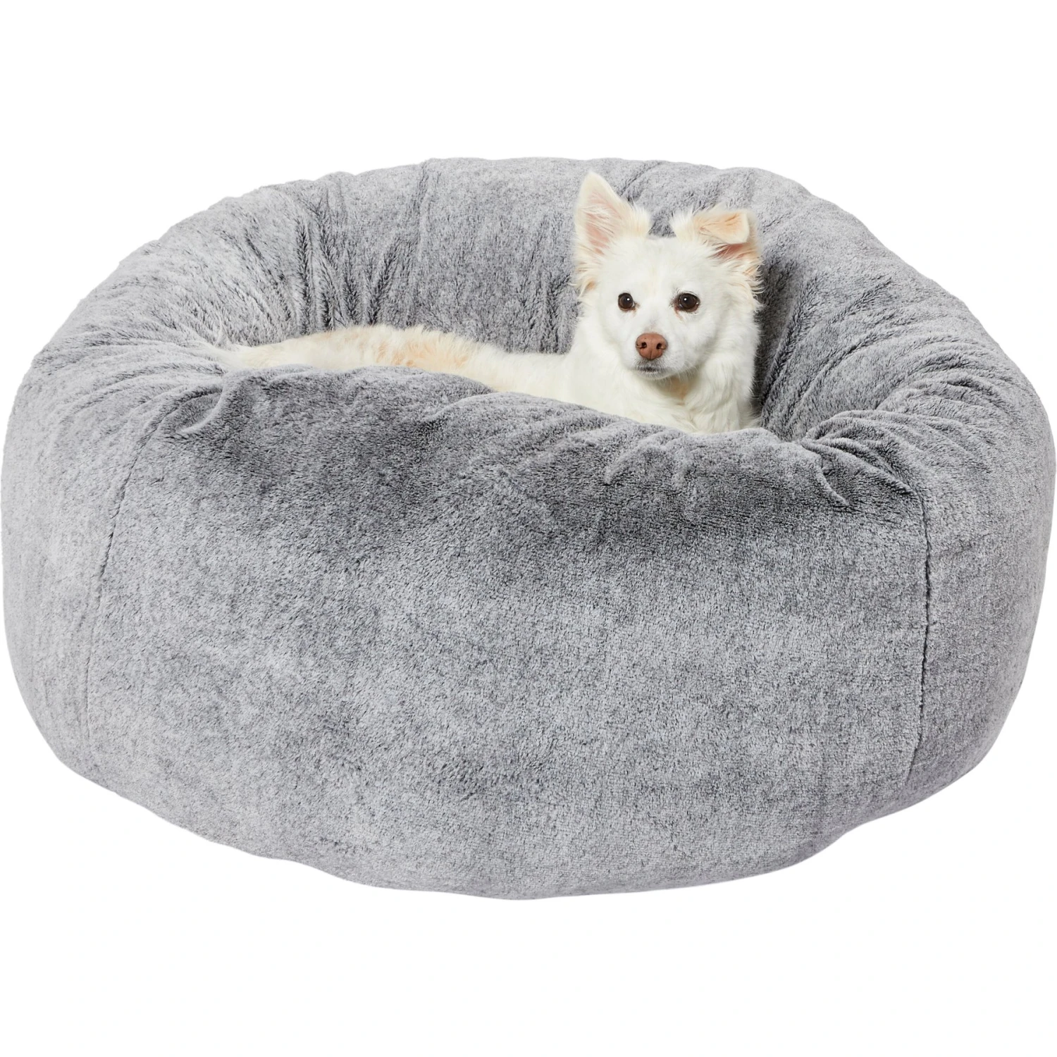 Frisco Plush Pouf Pillow Cat & Dog Bed 5 Frisco Plush Pouf Pillow Cat & Dog Bed - Image 3