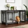 Frisco "Broadway" Dog Crate Credenza & Mat Kit