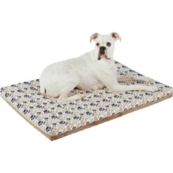Frisco Micro Terry & Novelty Print Reversible Orthopedic Dog Crate Mat -Frisco 255345 PT2. AC SS1800 V1616087643
