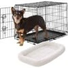 Frisco Fold & Carry Single Door Collapsible Wire Dog Crate & Frisco Quilted Dog Crate Mat -Frisco 255493 MAIN. AC SS1800 V1603545084