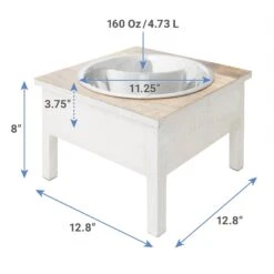 Frisco Farm House Wood Elevated Non-Skid Stainless Steel Dog Bowl 10 Frisco Farm House Wood Elevated Non-Skid Stainless Steel Dog Bowl -Frisco 257160 PT1. AC SS1800 V1612480030
