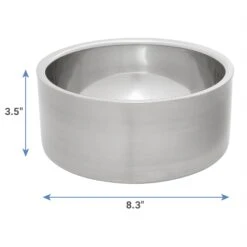 Frisco Insulated Non-Skid Stainless Steel Dog & Cat Bowl -Frisco 261757 PT1. AC SS1800 V1623937522