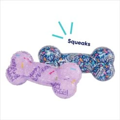 Frisco Birthday TPR Fetch Bone Squeaky Dog Toy -Frisco 264422 PT2. AC SS1800 V1695760990