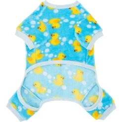 Frisco Dog & Cat Cozy Plush Fleece PJs, Rubber Ducky -Frisco 268465 PT4. AC SS1800 V1637715994