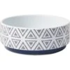 Frisco Geometric Triangles Non-skid Ceramic Dog & Cat Bowl -Frisco 270218 MAIN. AC SS1800 V1620685076