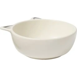 Frisco Cat Face Non-skid Ceramic Cat Bowl, White -Frisco 270229 PT4. AC SS1800 V1627669568