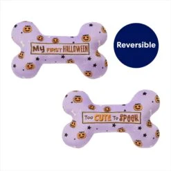 Frisco Halloween My First Halloween Bone Reversible Plush Squeaky Dog Toy 10 Frisco Halloween My First Halloween Bone Reversible Plush Squeaky Dog Toy -Frisco 270452 PT2. AC SS1800 V1689877614