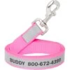 Frisco Solid Polyester Personalized Reflective Dog Leash -Frisco 270686 MAIN. AC SS1800 V1618341715