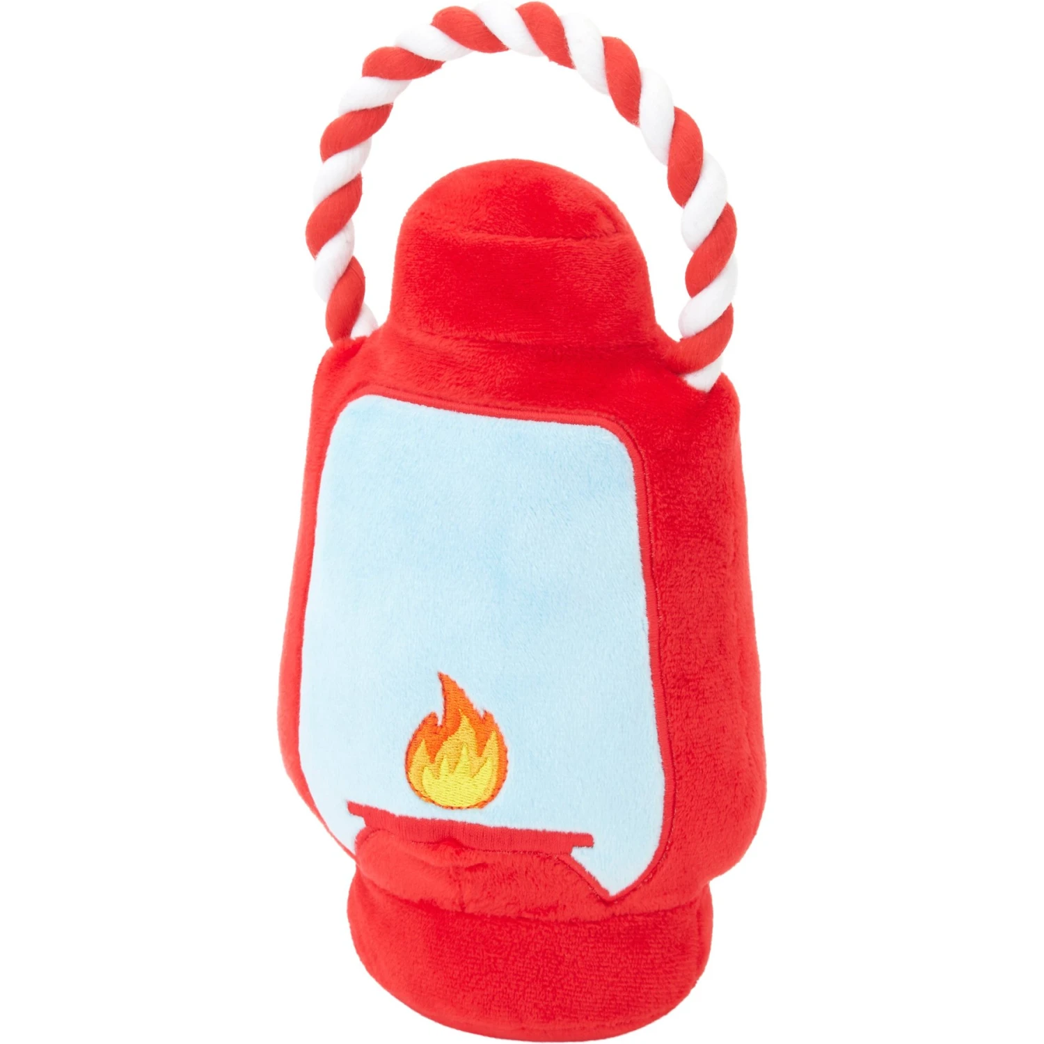 Frisco Camping Lantern Plush With Rope Squeaky Dog Toy 3 Frisco Camping Lantern Plush With Rope Squeaky Dog Toy