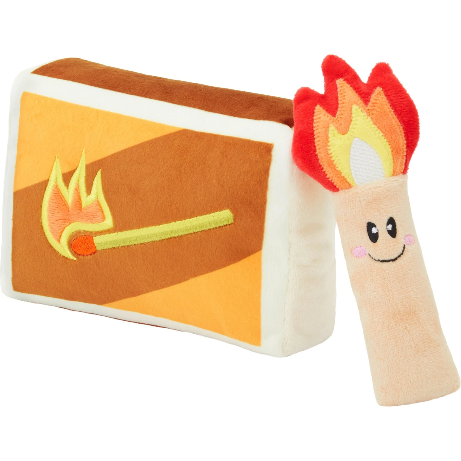 Frisco Camping Match Box 2-in-1 Plush Squeaky Dog Toy 3 Frisco Camping Match Box 2-in-1 Plush Squeaky Dog Toy