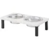 Frisco Marble Elevated Stainless Steel Double Diner Dog & Cat Bowls 1 Frisco Marble Elevated Stainless Steel Double Diner Dog & Cat Bowls -Frisco 277559 MAIN. AC SS1800 V1627933378