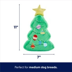 Frisco Holiday Tree Thin Plush Squeaky Dog Toy -Frisco 287167 PT1. AC SS1800 V1695043791