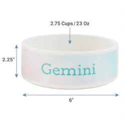 Frisco Watercolors Ceramic Personalized Dog Bowl -Frisco 296664 PT1. AC SS1800 V1642024496