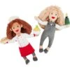 Frisco Brunch Chef & Waitress Plush Squeaky Dog Toy, 2 Count -Frisco 297278 MAIN. AC SS1800 V1642086299